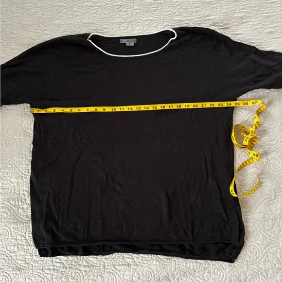 Vince Black Women's 100% Cotton Sweater, size XL, EUC - Picture 4 of 7